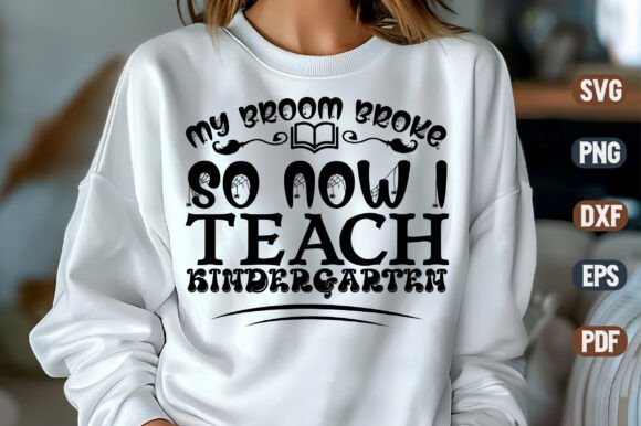 Broke Teacher Halloween Graphics for Crafts