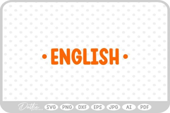 English School Subject SVG PNG DXF Graphics for Crafts