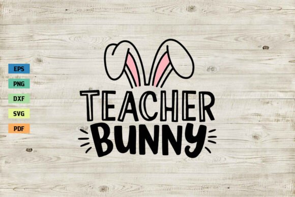 Funny Teacher Bunny Graphics for Crafts & Blogs