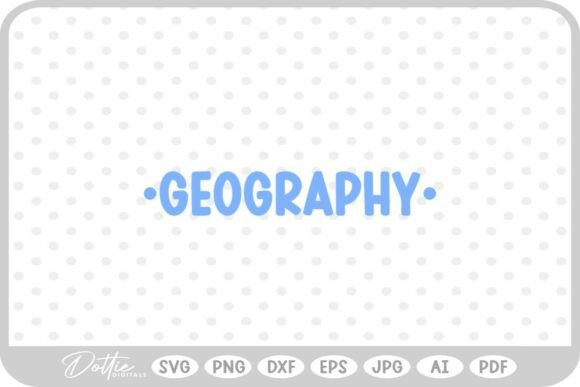 Geography Graphics for Crafts & Web