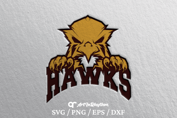 Hawks Mascot SVG for Crafts & Graphics