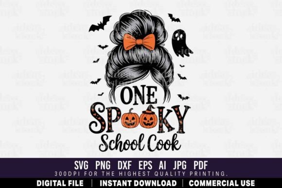 One Spooky School Cook SVG: Graphics for Crafts