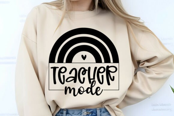 Retro Teacher Mode SVG: Graphics for Crafts