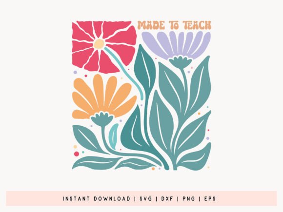 Review: Made to Teach Teacher Flower SVG for Crafts & Graphics