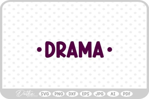Reviewing the Drama School Subject SVG PNG DXF for Embroidery