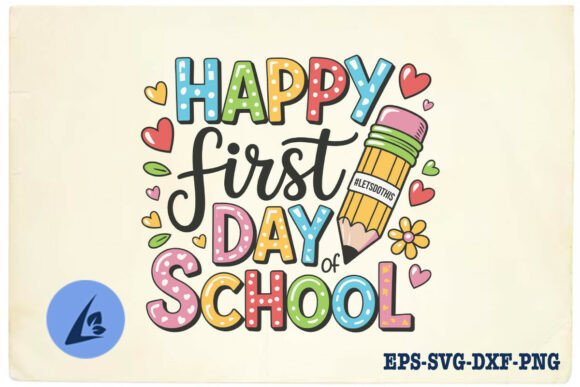Reviewing the Happy First Day of School Hello SVG