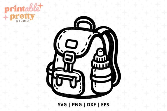 School Backpack SVG: Crafts & Graphics