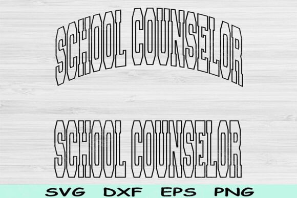 School Counselor SVG & PNG for Crafts Graphics