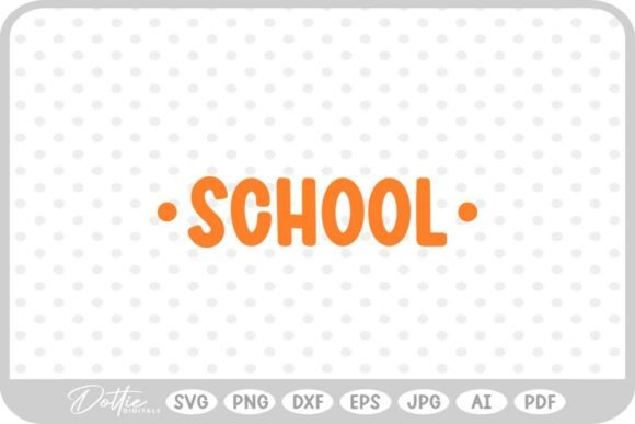 School Subject Graphics for Crafts