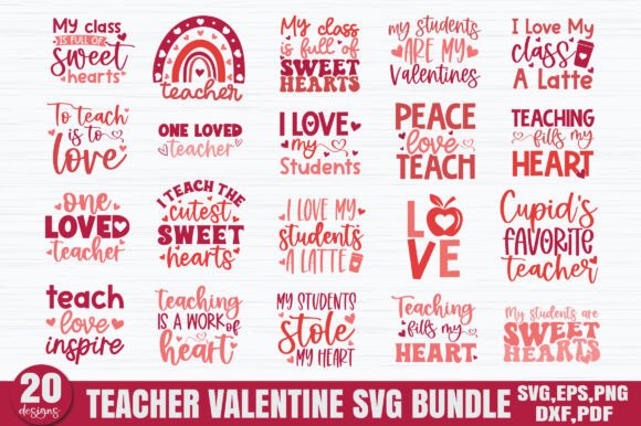 Teacher Valentine Graphics for Crafts Review