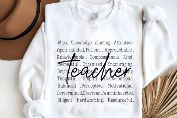 Teacher Words Png Svg: Graphics for Crafts